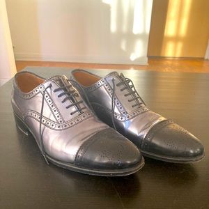 JOHN FLUEVOG Gateways Brandenburg in Metallic & Black